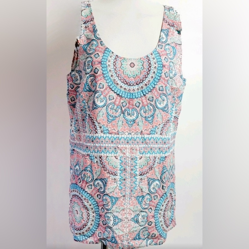 Etcetera size 6 Kaleidoscope top, preowned